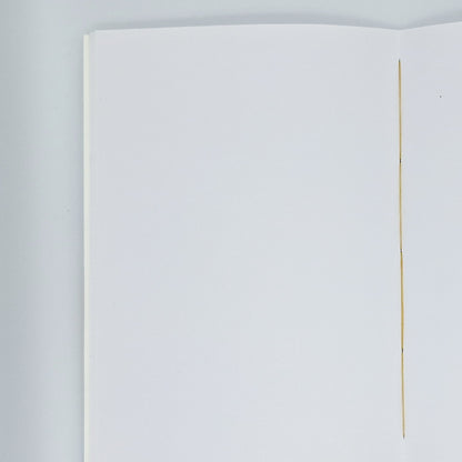 Notizbuch - Blanko - Blau-Gold D
