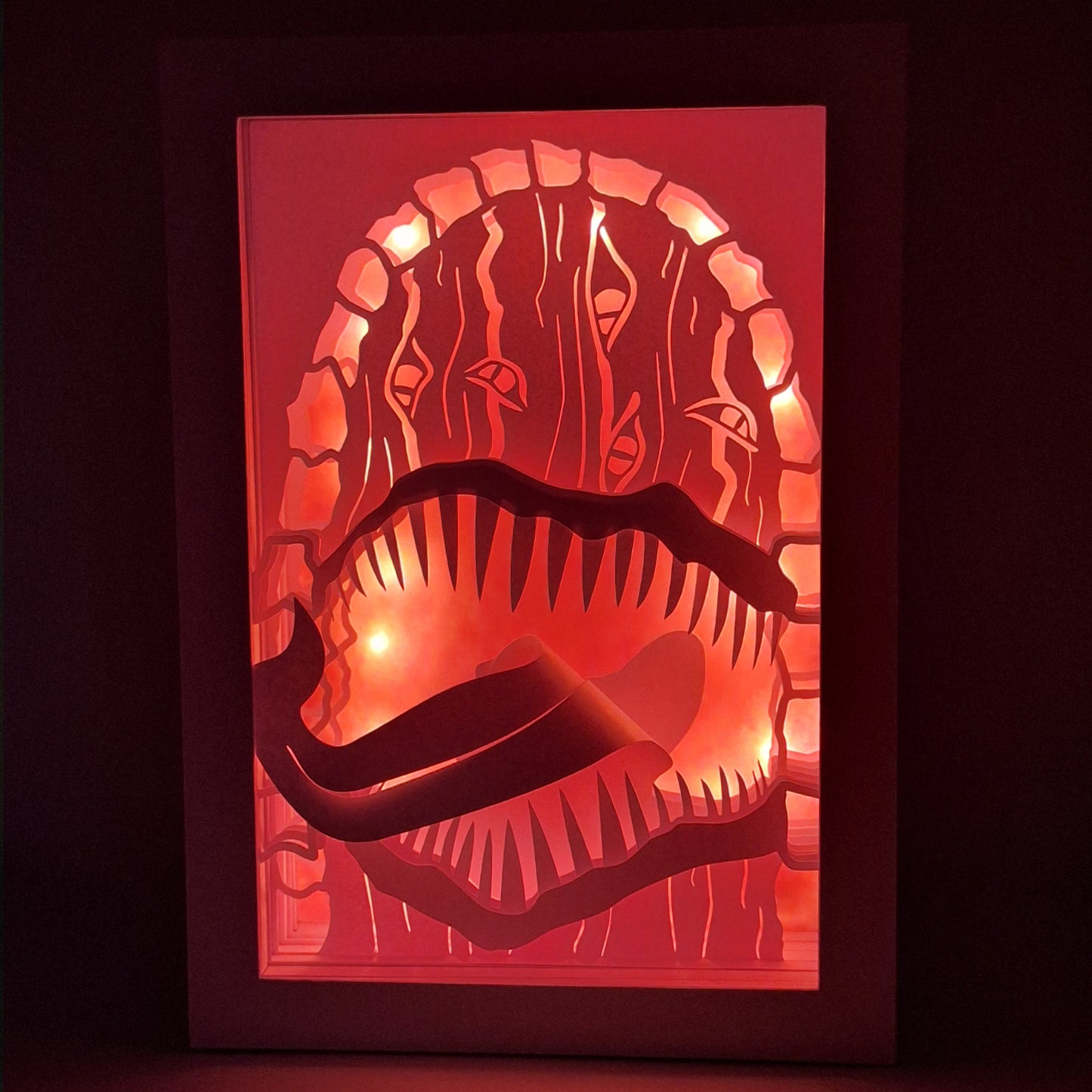 Paper Cut LED Lampe - "THE Door"