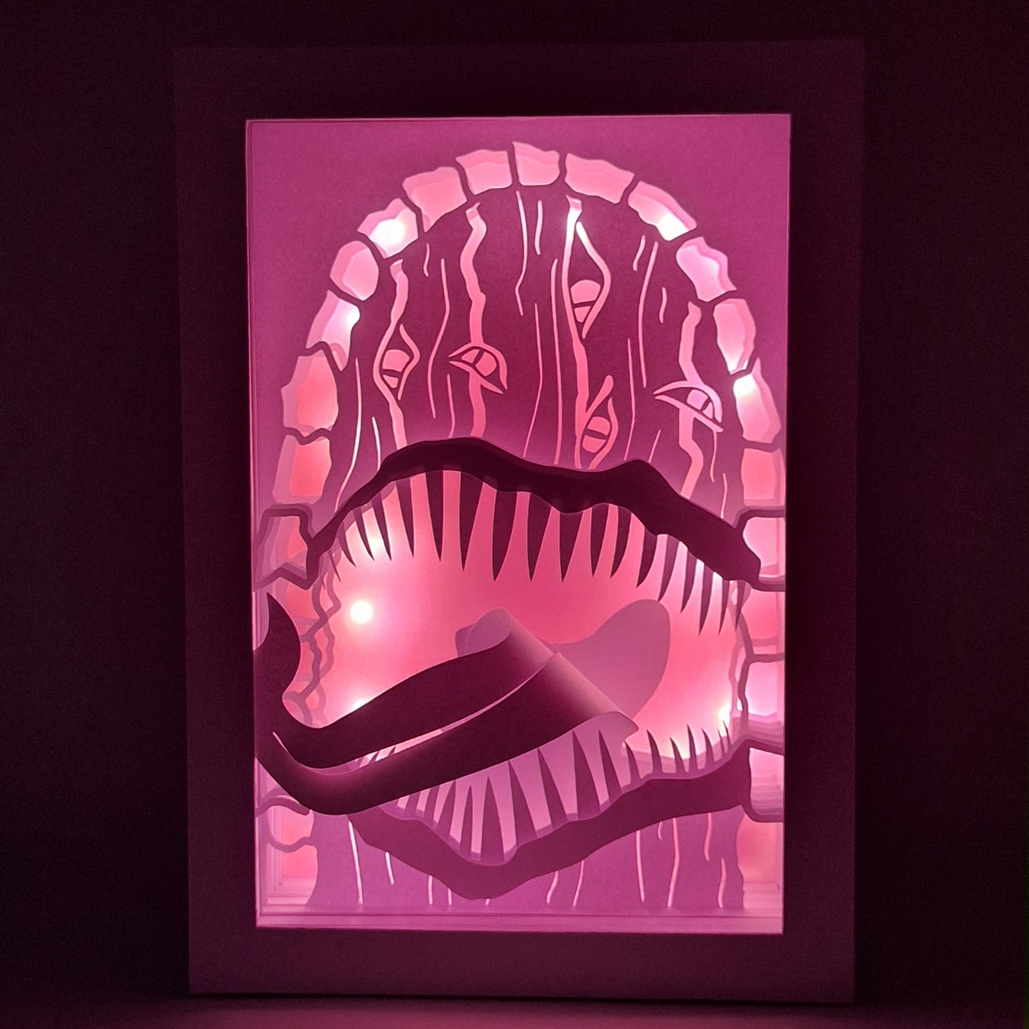 Paper Cut LED Lampe - "THE Door"